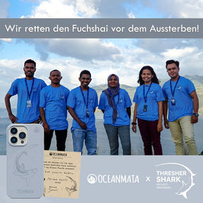 nachhaltige Apple AirPod Case 1/2 "SHARK" - Hülle - grau